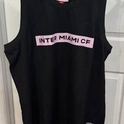 NEW w TAGS Men's Inter Miami CF Mitchell & Ness Block Jersey Hook Tank Top size XL just $20 