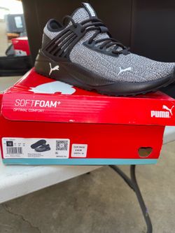 Puma men shoes Grey and Black size 12