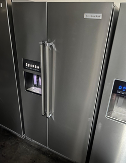 KitchenAid Side‑by‑Side Fridge – Stainless, Ice & Water