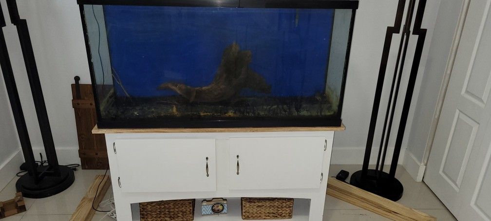 55 Gallon Aquarium Fish Tank With Stand