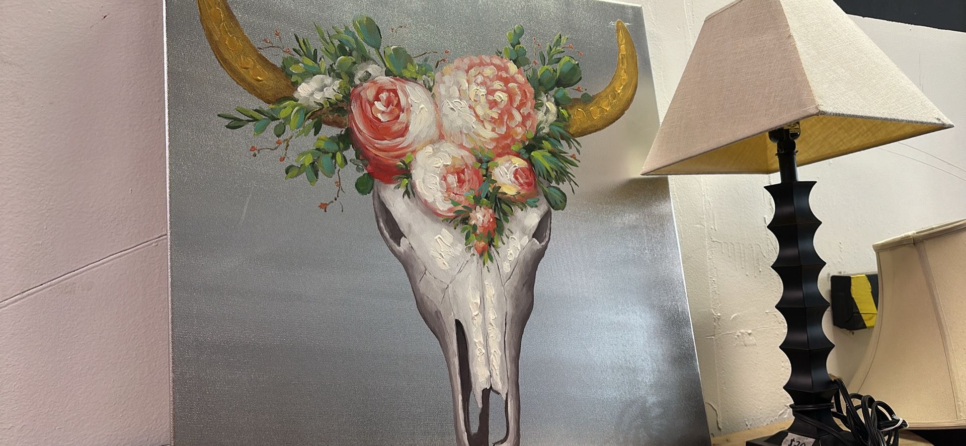 Floral Skull Art