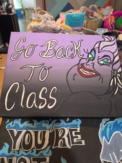 Disney hand made canvas