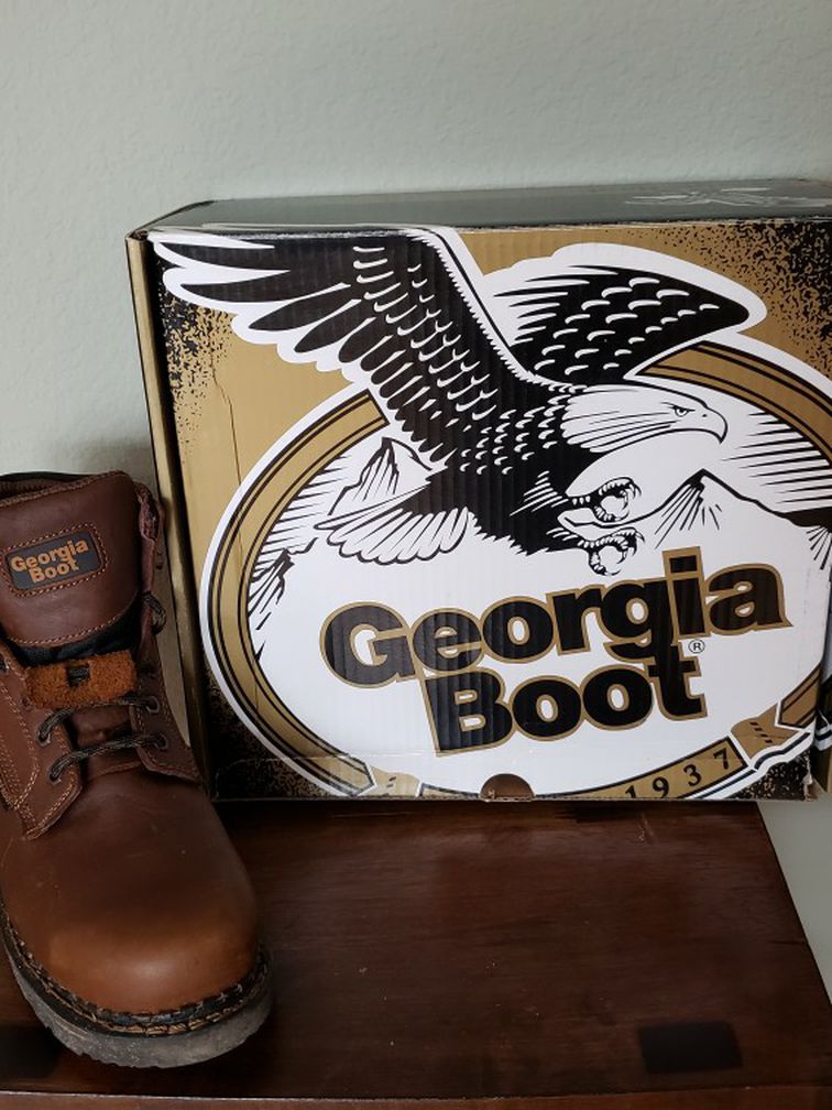 Georgia Boot-8.5, Steel Toe