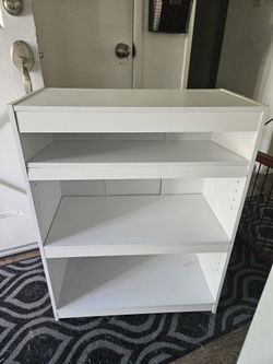 White Small Bookshelf