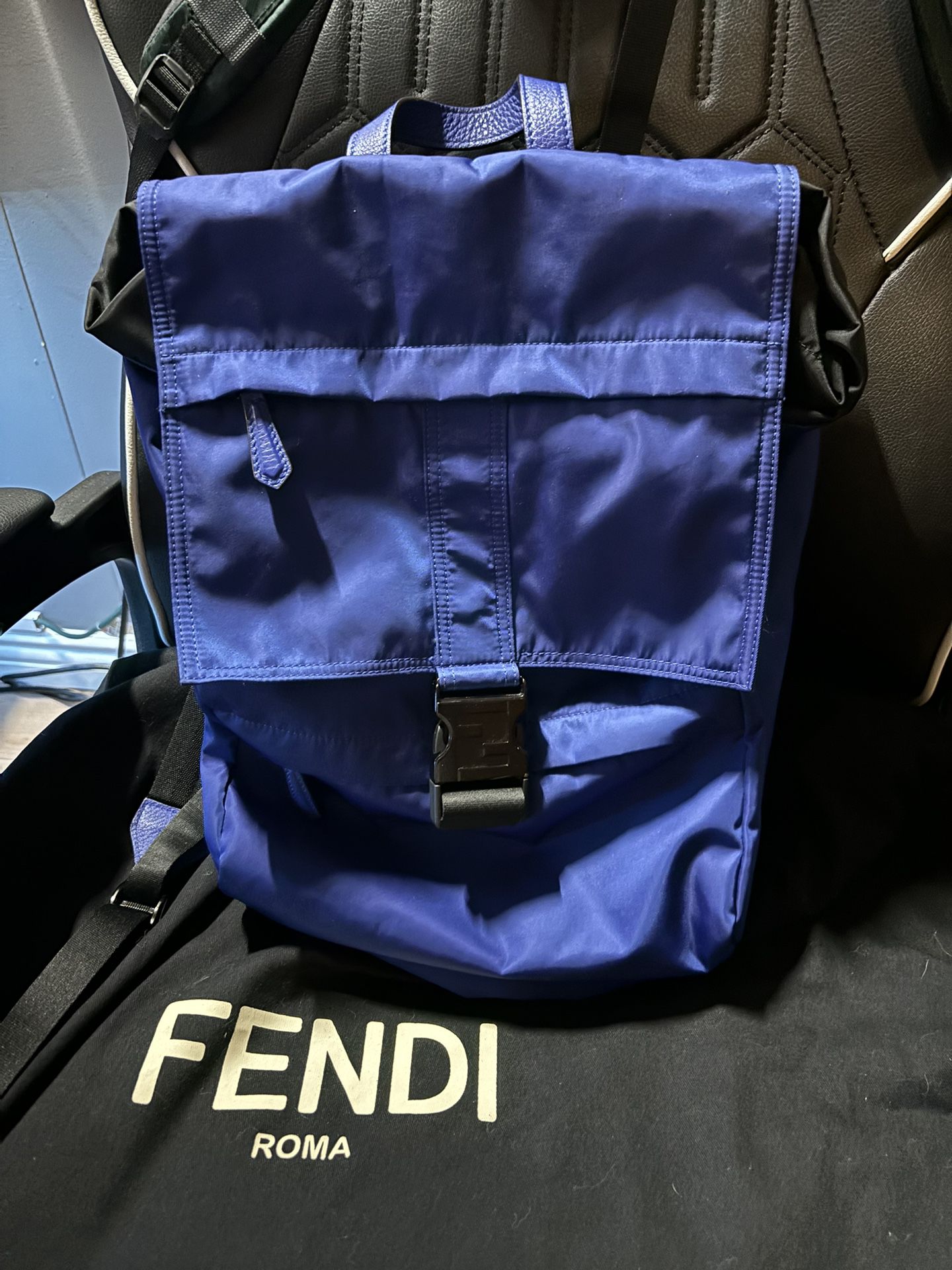 Fendi Nylon/leather Backpack $350 OBO