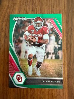 2021 Panini Prizm Draft Picks - Jalen Hurts #32 Green Wave Prizm