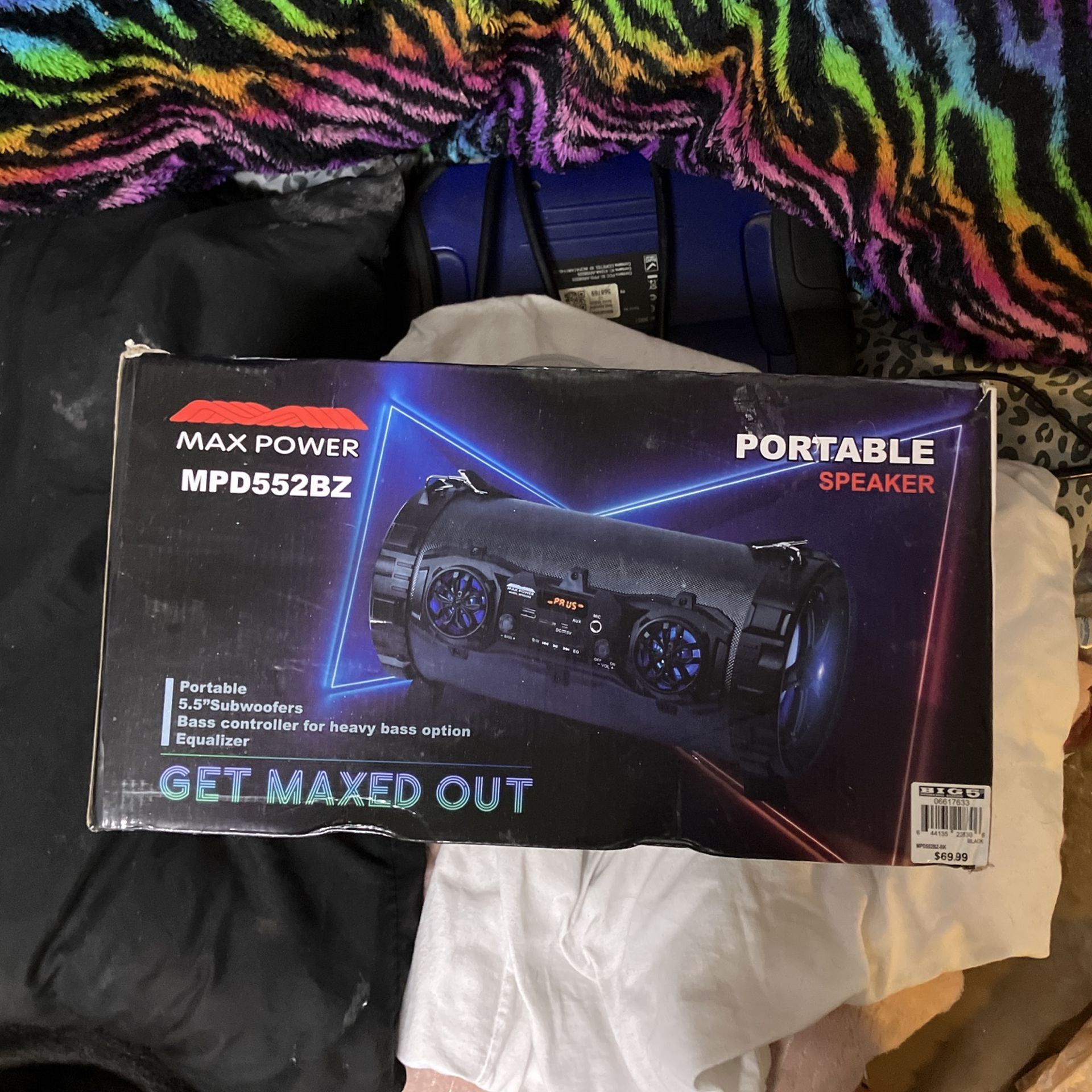 Max Power Portable Speaker