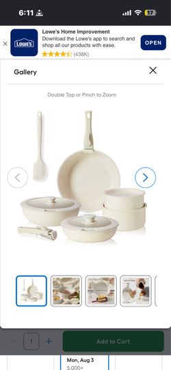 12 piece non stick cookware set