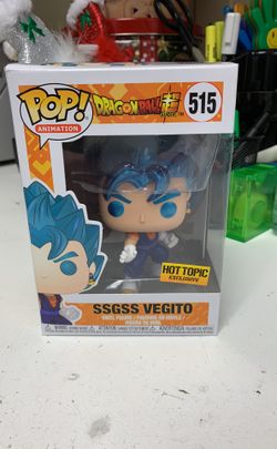 Ssgss vegito blue hot topic super saiyan dragon ball exclusive funko pop dbz super