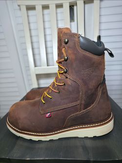 Red Wing DynaForce 8-inch Waterproof Safety Toe Work Boots Men's Size 10 D READ DESCRIPTION