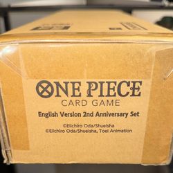 One Piece English Version 2nd Anniversary Set Sealed