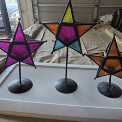 Star Decor Candle Holders