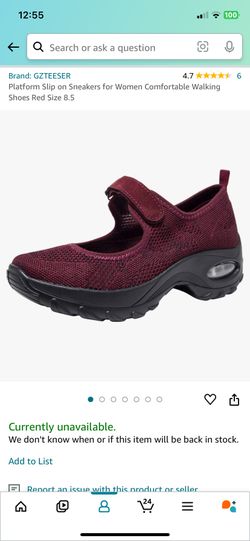 Brand New Platform Slip-On Comfortable, Attractive Walking Shoes