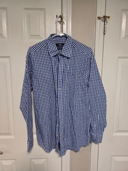 Vineyard Vines Blue Gingham Button-Down Shirt