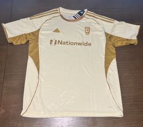 Columbus Crew 2XL XXL Adidas Soccer MLS Men Adult NWT New Short Sleeve USMNT USA