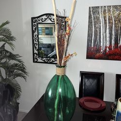 Large Green Vase