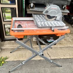 Rigid tile saw