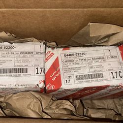 Front and back OEM GR Corolla brake pads 