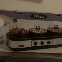 Bella 3 Compartment Electric Heating Serving Station 