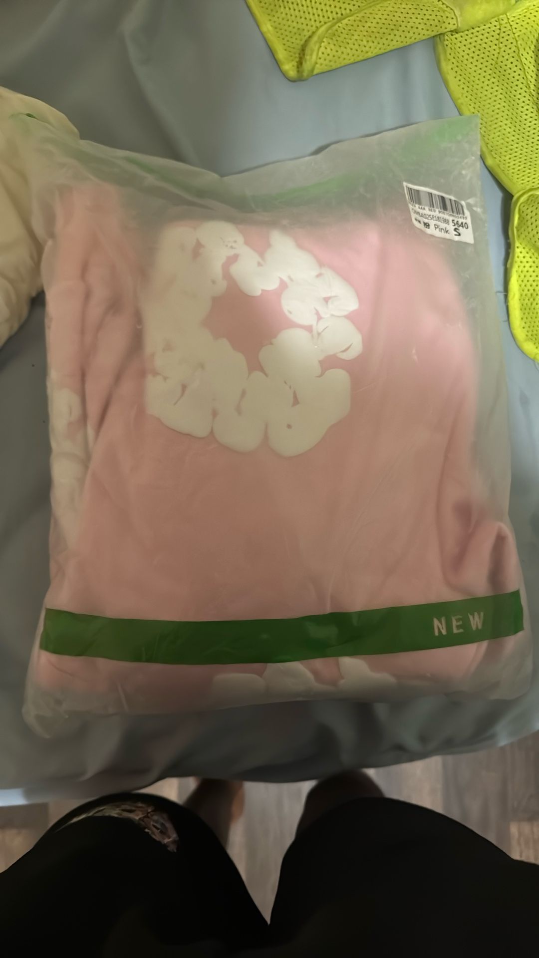 Size Small Pink Denim Tears Hoodie(1-2 DAY SHIPPING