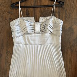 Silver Evening Dress