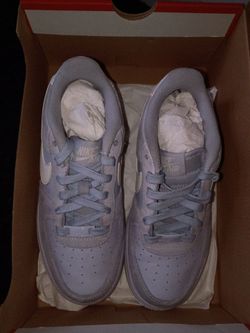 Gray Nike Air Force 1's Size 4Y