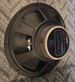 Crate custom design 12" guitar speaker.