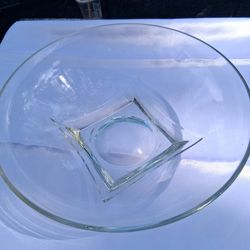 Vintage Square Bottom Serving Bowl