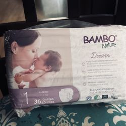 Baby Diapers, Size 1 36 Count