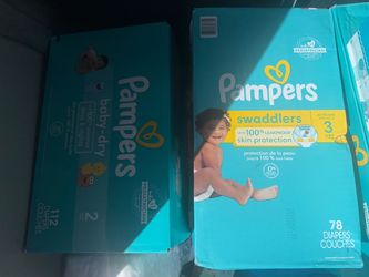 Pampers diapers size 2