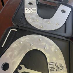 This is a Gorilla Ladders 4-in-1 Aluminum Static Hinge Kit with Storage Case. 