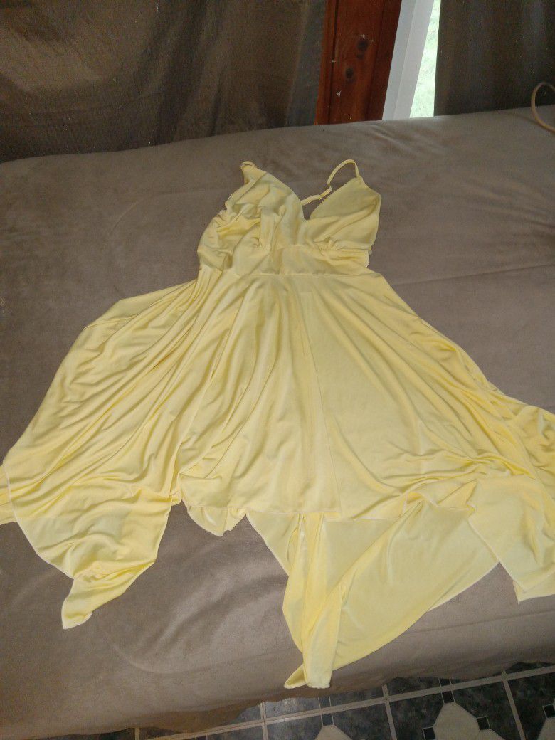 Women's Gorgeous High Low Summer Dress Size Large 