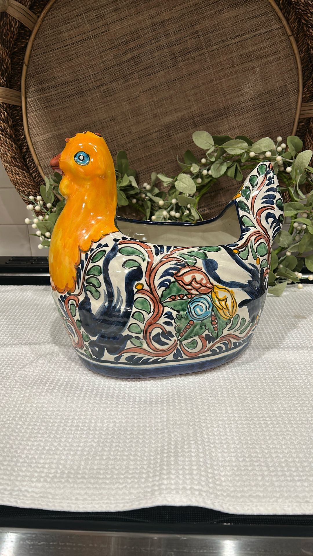 Ceramic Chicken Pot