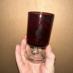 Luminarc Cavalier Ruby Red Glasses 