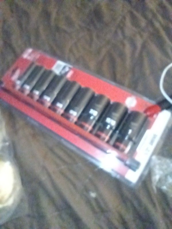 Milwaukee 9-pack half inch impact socket set 6 point