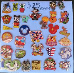Disney Pins $25 Each Firm On Price