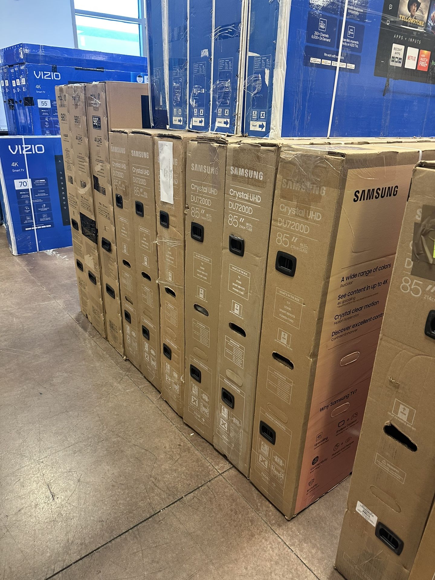 Samsung 85-Inch 4K Smart TV (Refurbished) - Model UN85DU7200