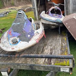 Melted Plastic Jet skis 