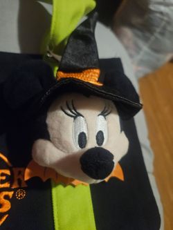 Disney Minnie Mouse Halloween Witch Plush Bag Charm