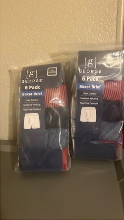 George 6pk boxer briefs (Brand New Sealed)3XL