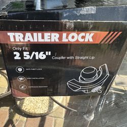 Heavy Duty 2 5/16” Trailer Lock