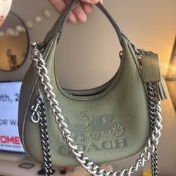 Coach Carmen mini - sage green no longer sold