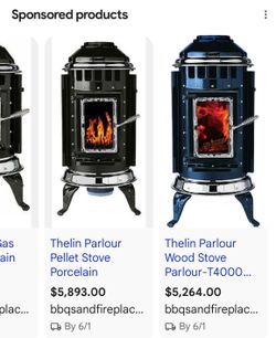 Parlour DV Gas Stove - Porcelain