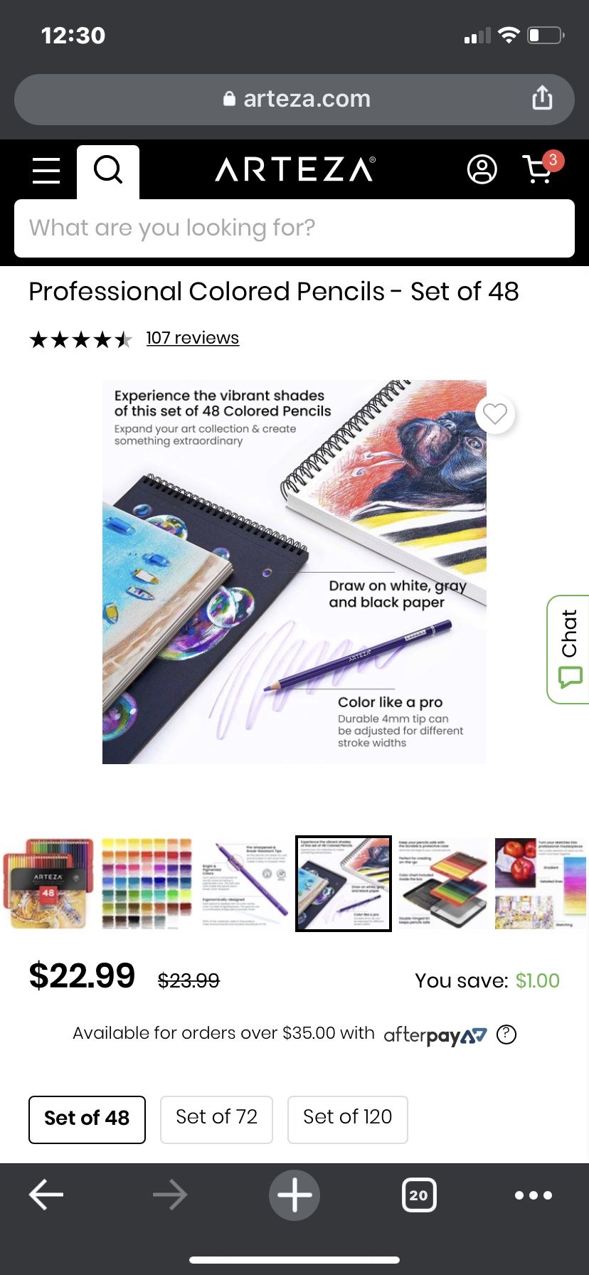 Arteza Colored pencils