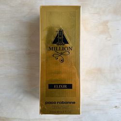 Paco Rabanne 1 Million Elixir 6.8 oz Parfum Intense Cologne for Men Spray Long Lasting Vanilla Rose