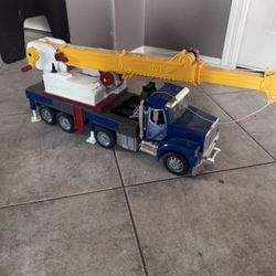 Huge Brand New Trailer Truck With Crane. 