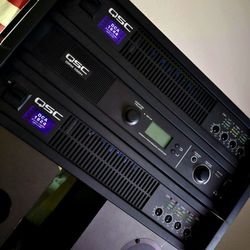 (Read The Description) QSC Amplifiers and Digital Processor Models DCA 1824 DCA 1644 and DPM 100H