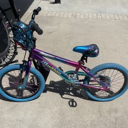 Genesis 18" Illusion Girl's Child Bike, Blue/Purple