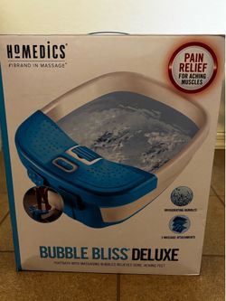 Homedics Bubble Bliss Deluxe Footbath Spa Massager
