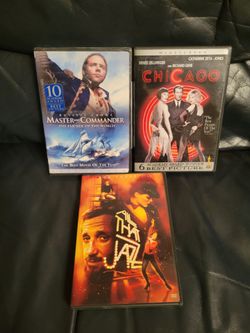 Lot of 3 DVDs – Master and Commander, Chicago, All That Jazz